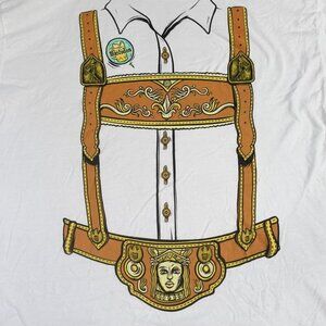 Mastodon Shirt 3XL White Leaderhosen Official